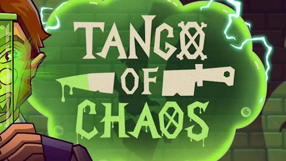 Isang masining na paglalarawan ng laboratoryo sa slot na Tango of Chaos